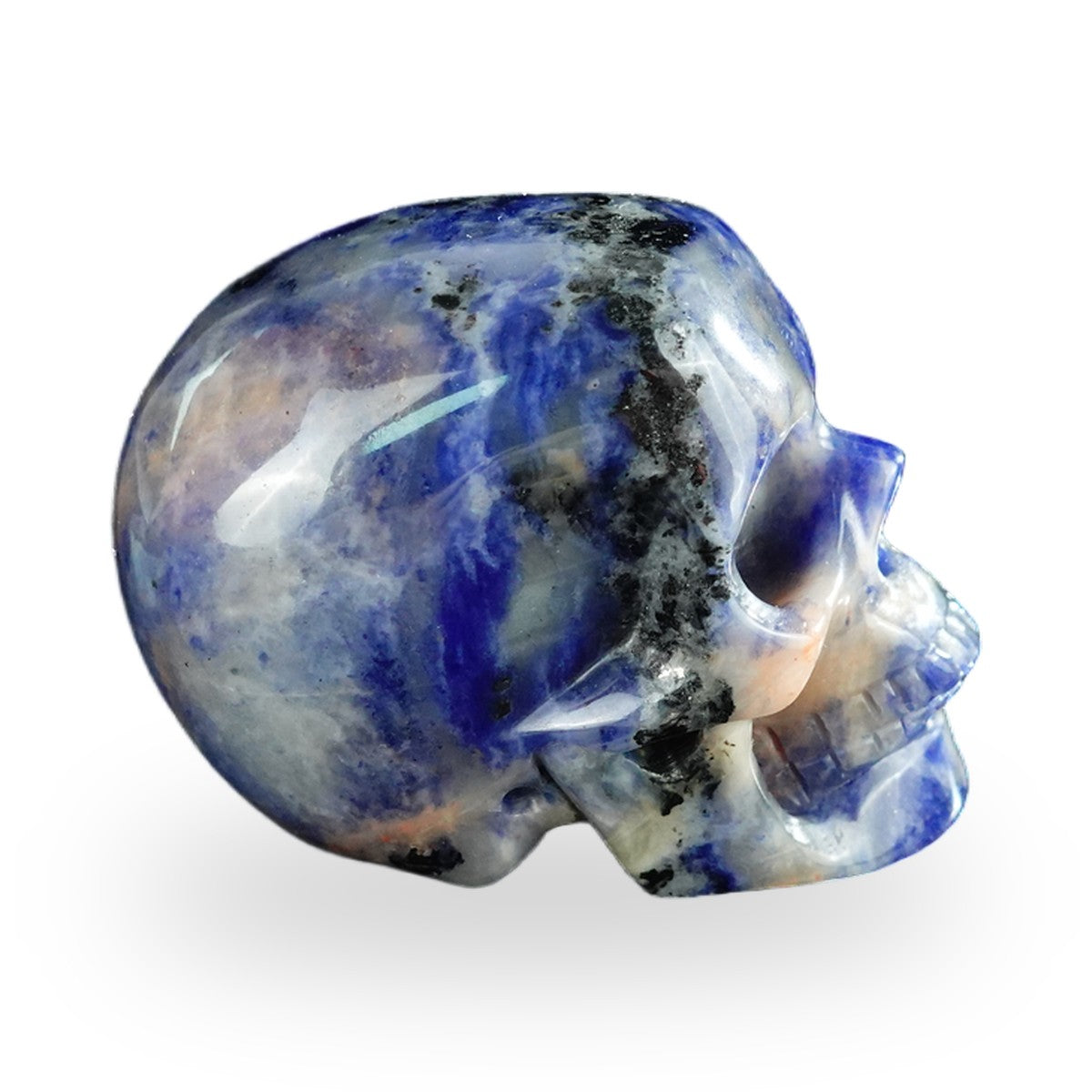 Sodalite crystal skull 2.2" SKH20SL16 photo 5