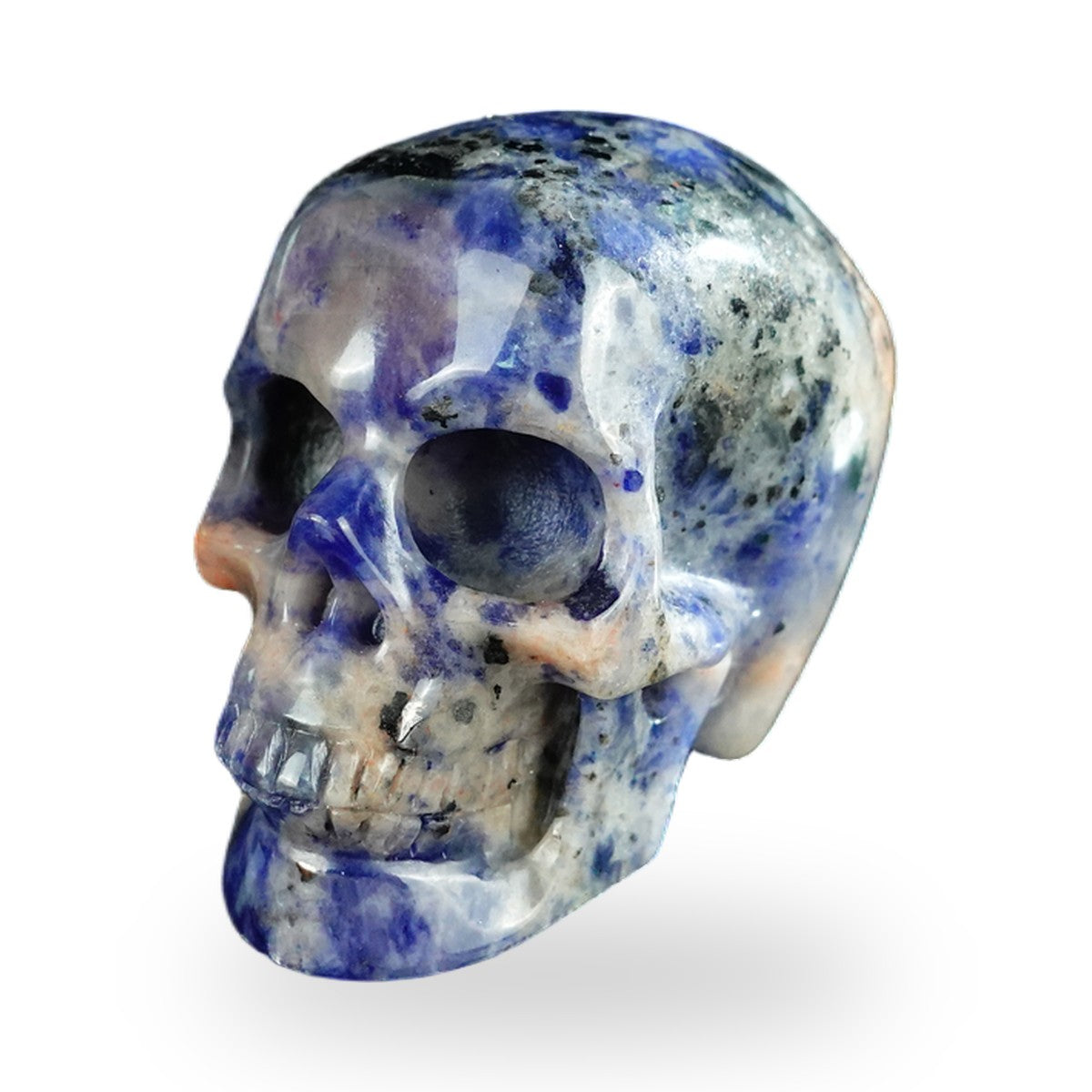 Sodalite crystal skull 2.2" SKH20SL16 photo 8