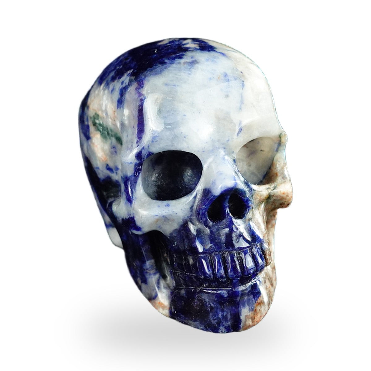 Sodalite crystal skull 2.2" SKH20SL17 photo 2