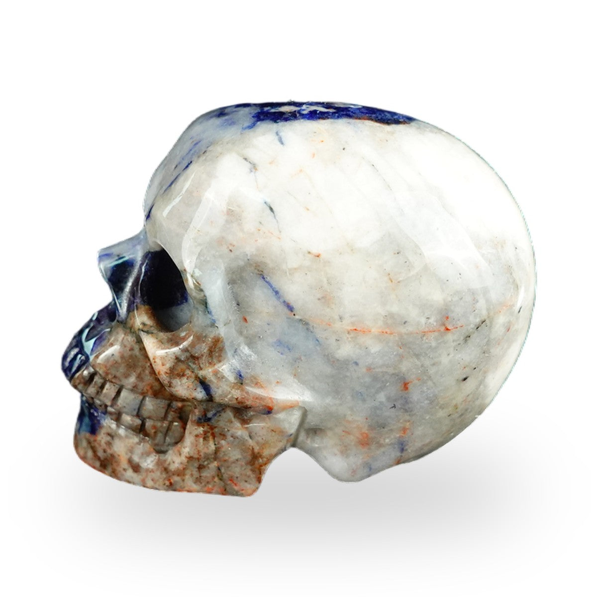 Sodalite crystal skull 2.2" SKH20SL17 photo 6