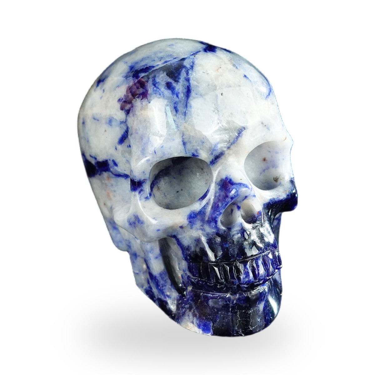 Sodalite crystal skull 2.2" SKH20SL18 photo 3