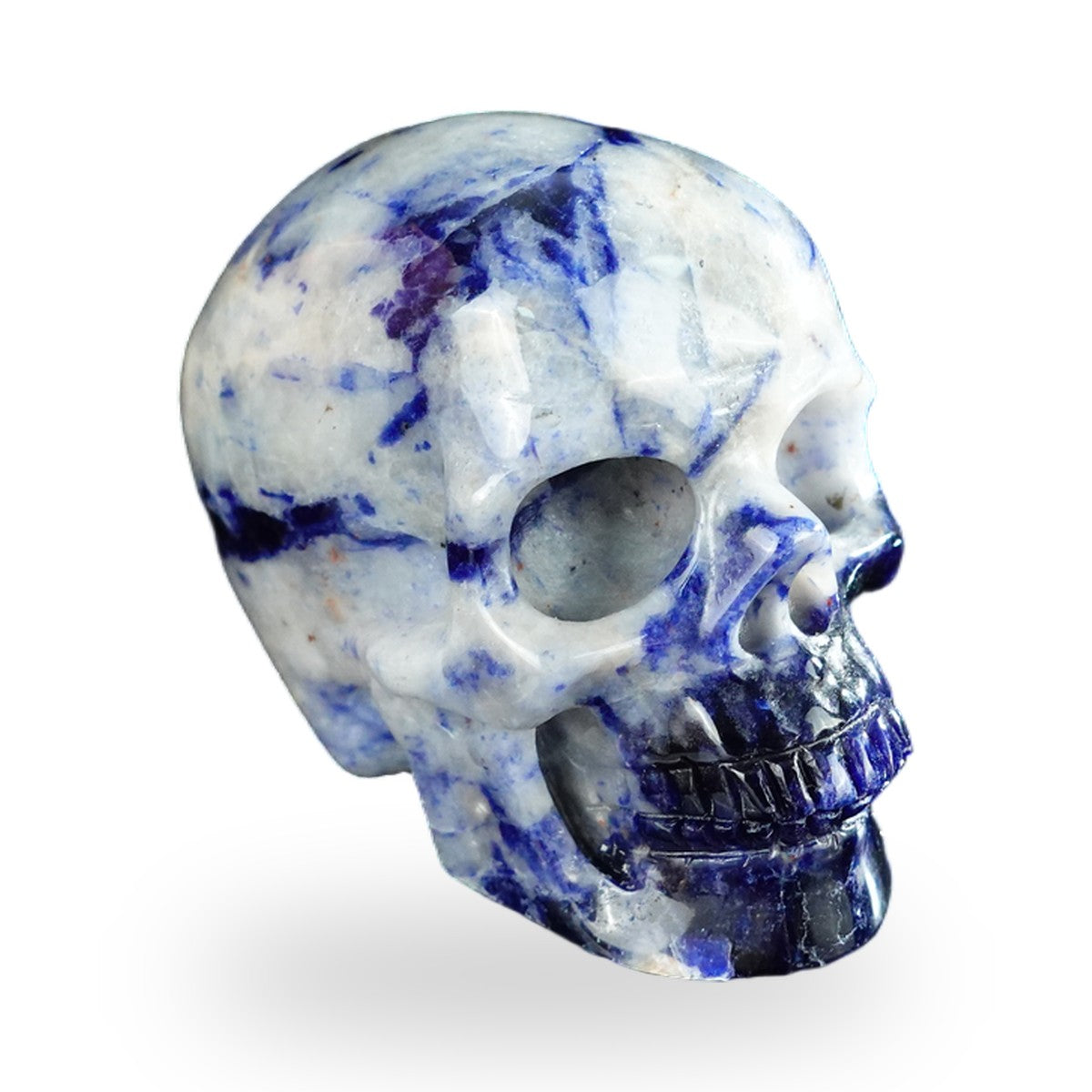 Sodalite crystal skull 2.2" SKH20SL18 photo 4