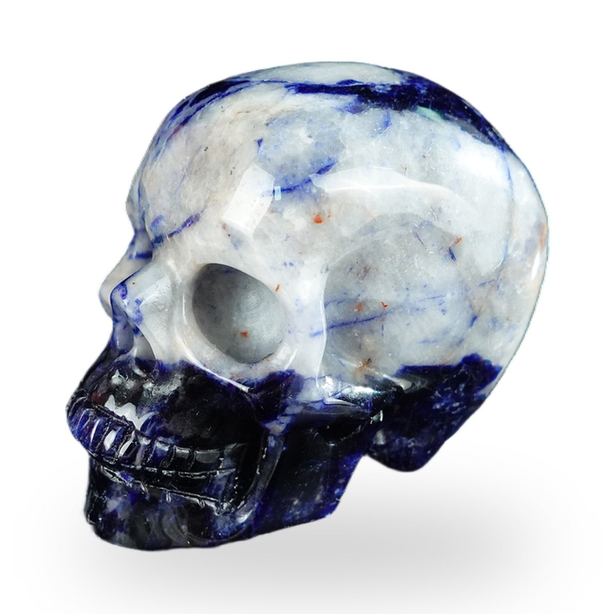 Sodalite crystal skull 2.2" SKH20SL18 photo 7