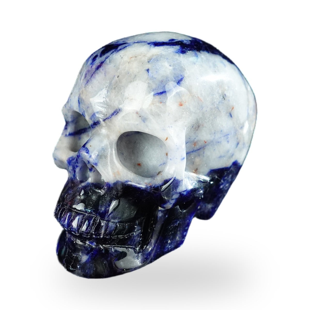 Sodalite crystal skull 2.2" SKH20SL18 photo 8