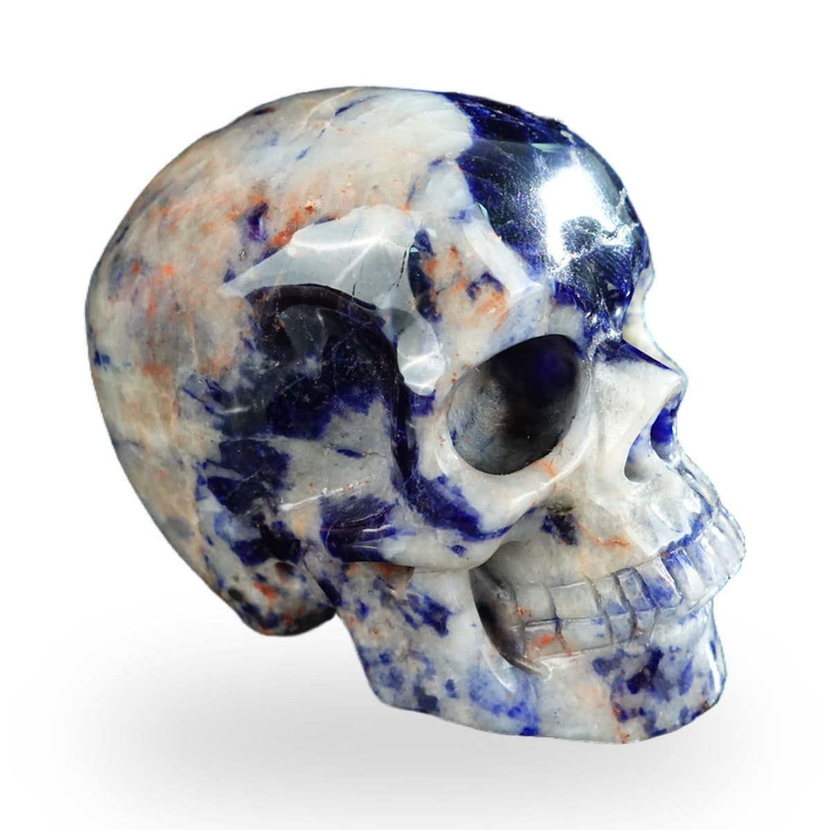 Sodalite crystal skull 2.2" SKH20SL19 photo 4