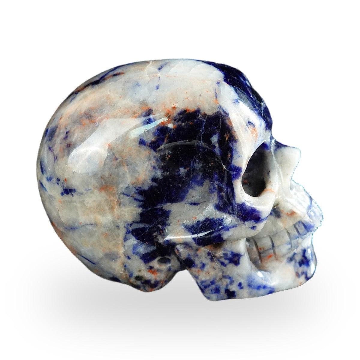 Sodalite crystal skull 2.2" SKH20SL19 photo 5