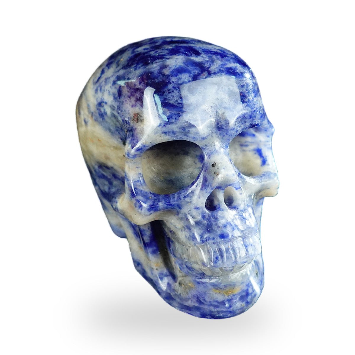 Sodalite crystal skull 2.2" SKH20SL20 photo 2