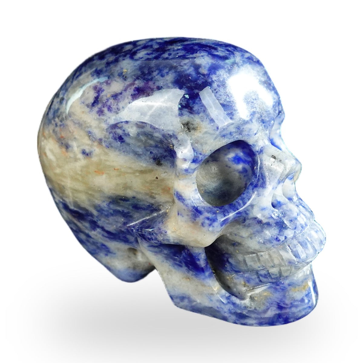 Sodalite crystal skull 2.2" SKH20SL20 photo 4