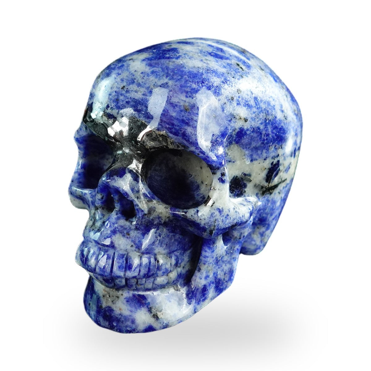 Sodalite crystal skull 3" SKH30SL08 photo 7