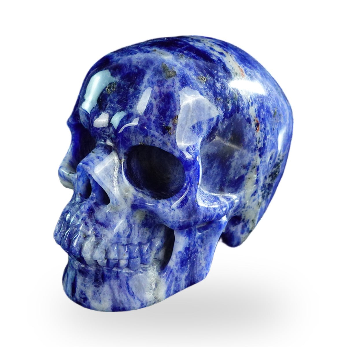 Sodalite crystal skull 3" SKH30SL09 photo 8