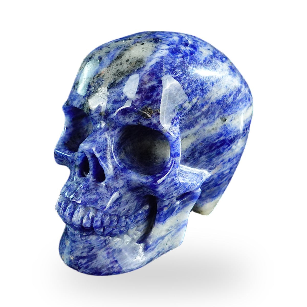 Sodalite crystal skull 3" SKH30SL14 photo 2