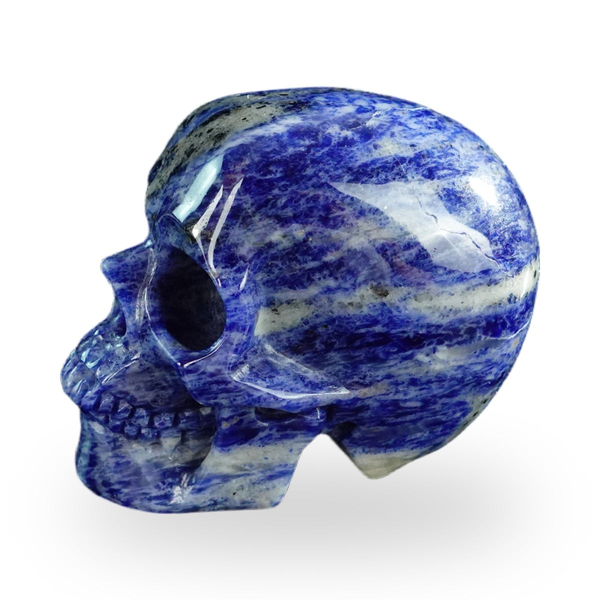 Sodalite crystal skull 3" SKH30SL14 photo 7