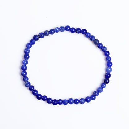 Natural Sodalite Beads Bracelet,Healing Energy Bracelet,Handcrafted Gift