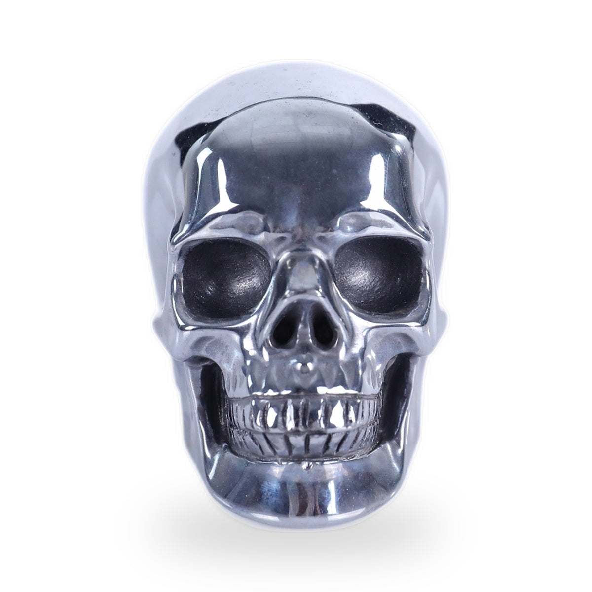 Nicedony 3" Tera Hertz Hand Carved Crystal Realistic Skull Sculpture (SKU: SKH30LK01) - Photo 1