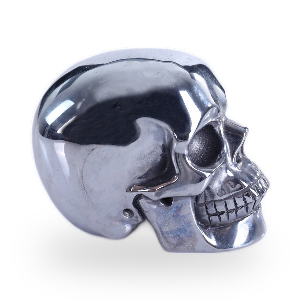 Nicedony 3" Tera Hertz Hand Carved Crystal Realistic Skull Sculpture (SKU: SKH30LK01) - Photo 4