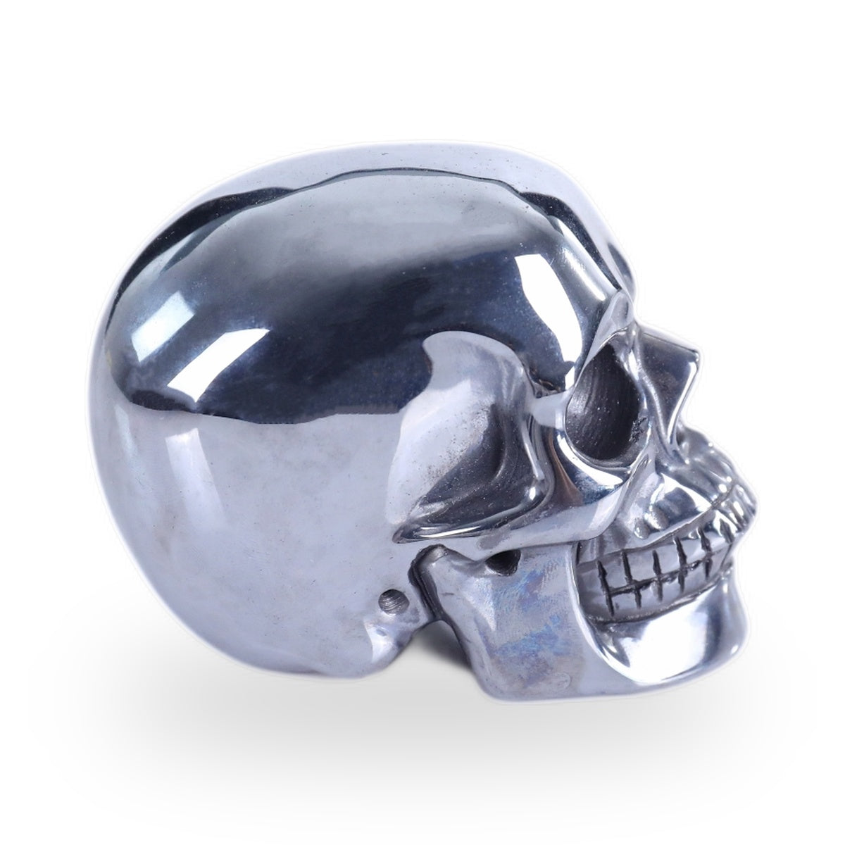 Nicedony 3" Tera Hertz Hand Carved Crystal Realistic Skull Sculpture (SKU: SKH30LK01) - Photo 5