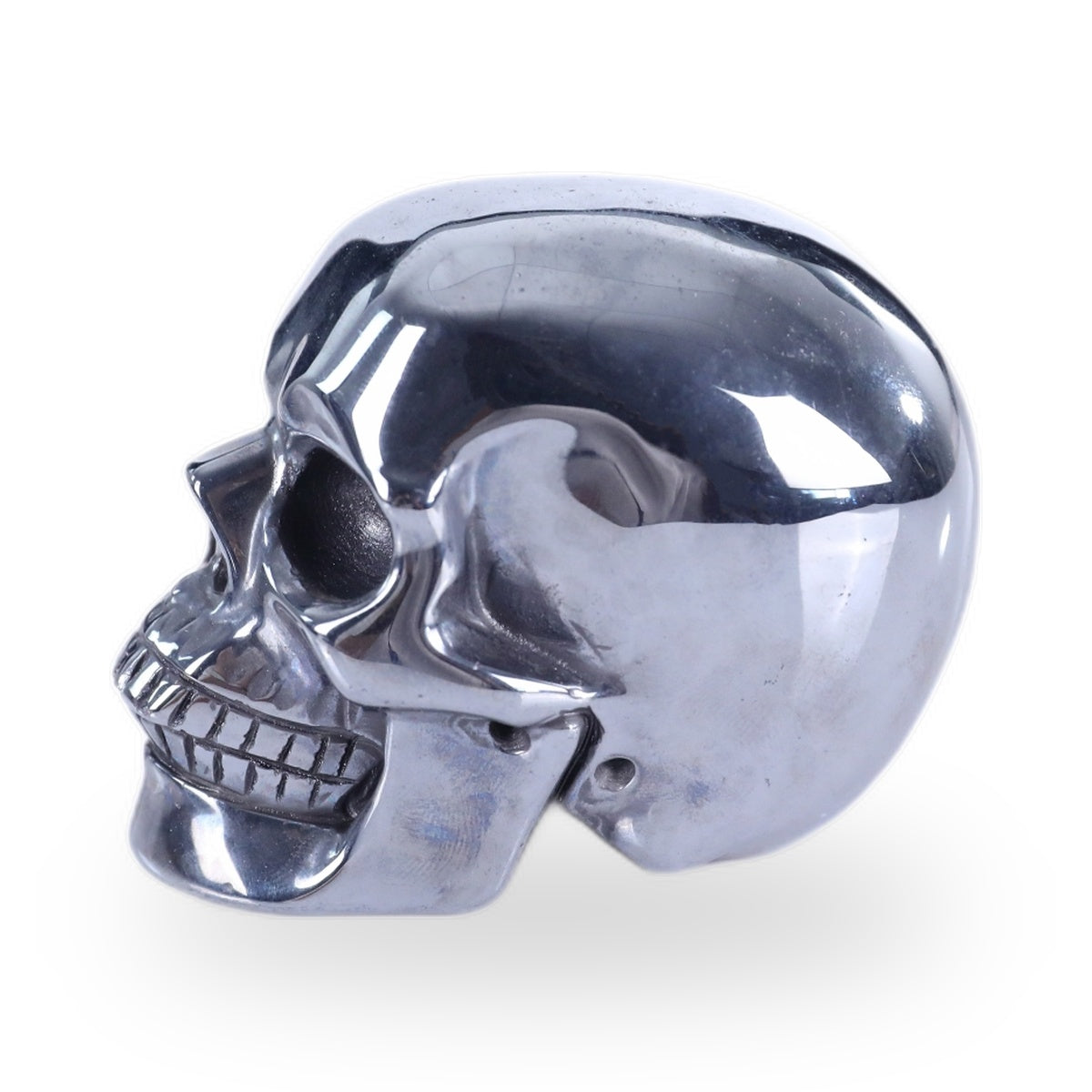 Nicedony 3" Tera Hertz Hand Carved Crystal Realistic Skull Sculpture (SKU: SKH30LK01) - Photo 6