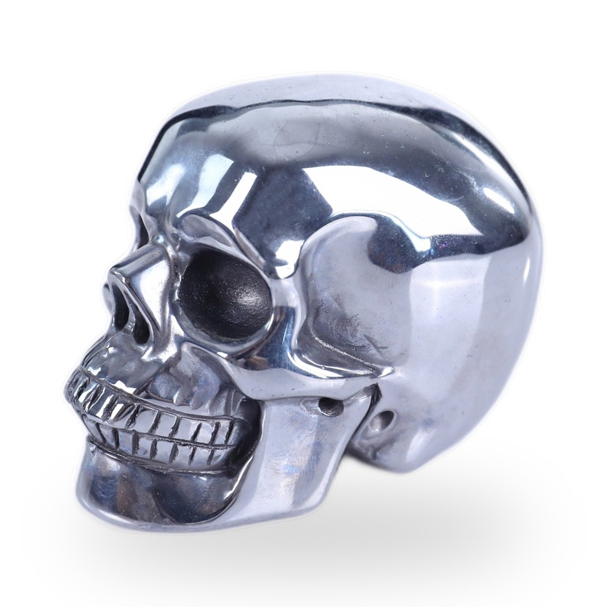 Nicedony 3" Tera Hertz Hand Carved Crystal Realistic Skull Sculpture (SKU: SKH30LK01) - Photo 7