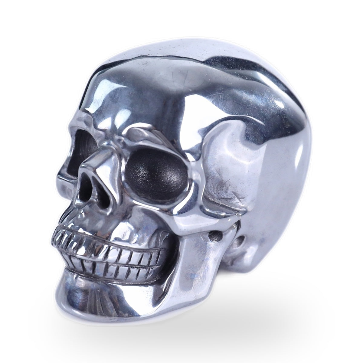 Nicedony 3" Tera Hertz Hand Carved Crystal Realistic Skull Sculpture (SKU: SKH30LK01) - Photo 8