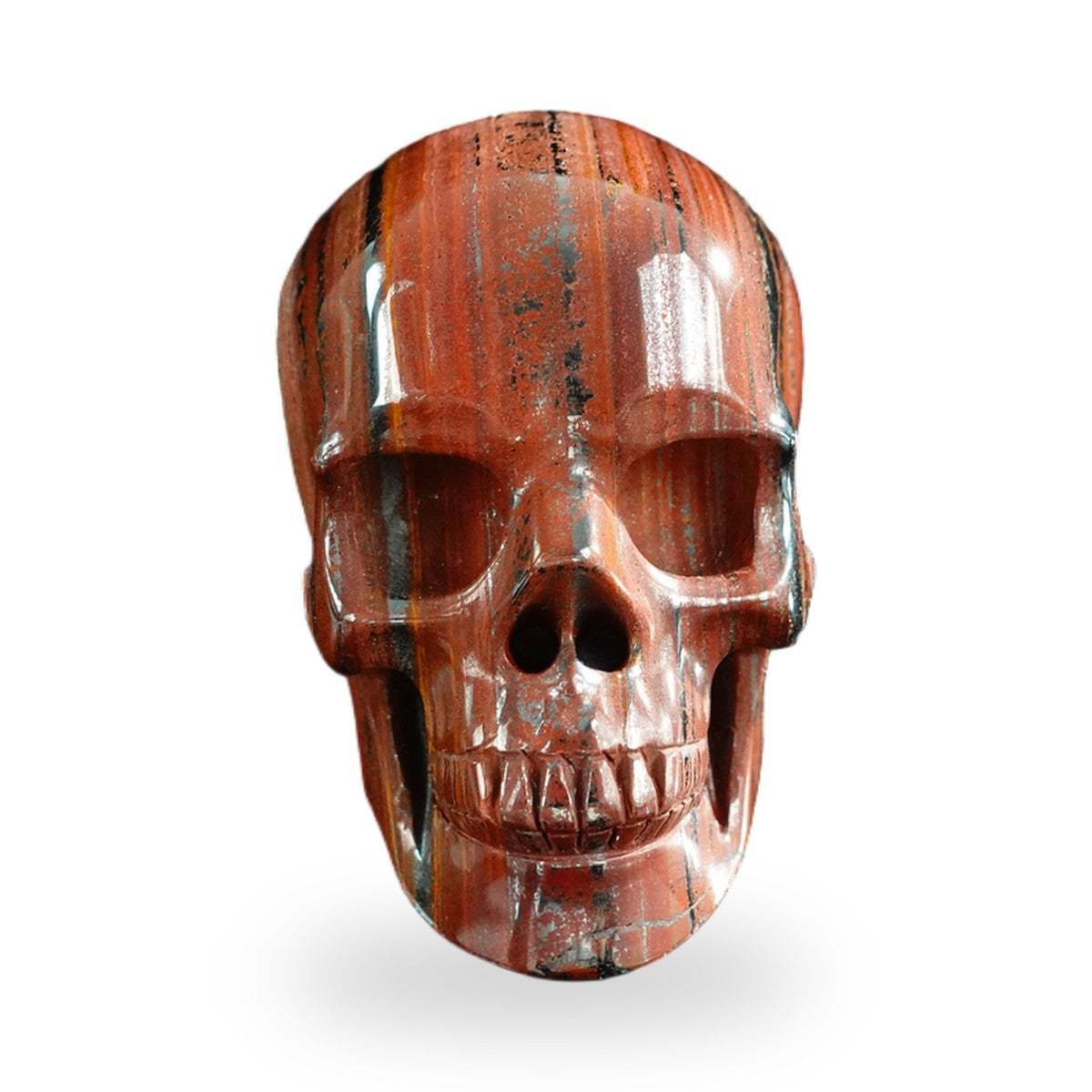 Tiger Iron crystal skull 3" SKH30TI02 photo 1