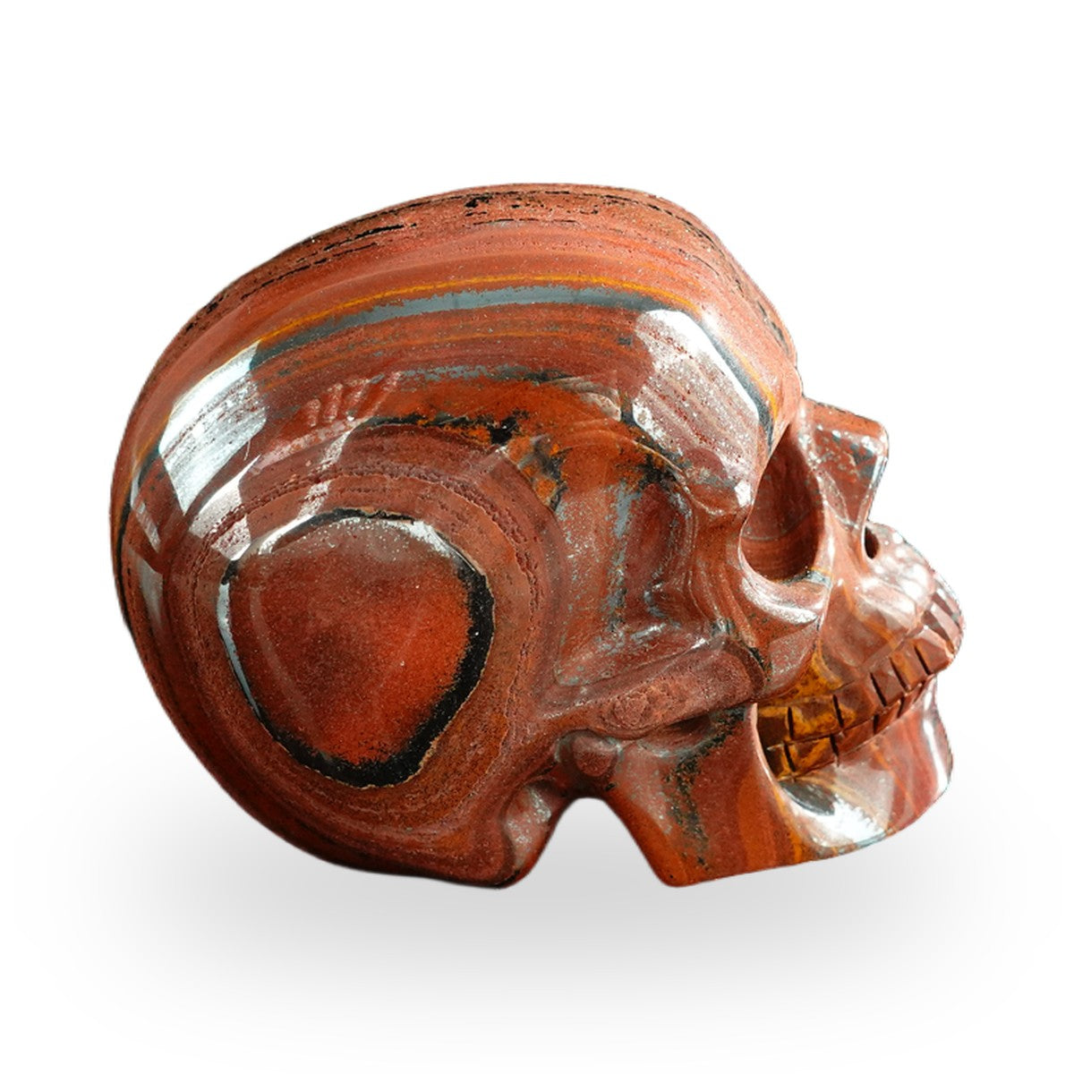 Tiger Iron crystal skull 3" SKH30TI02 photo 5