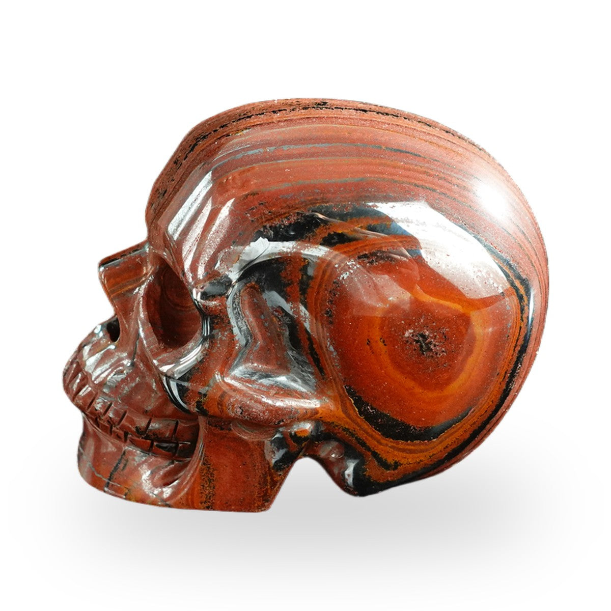 Tiger Iron crystal skull 3" SKH30TI02 photo 6