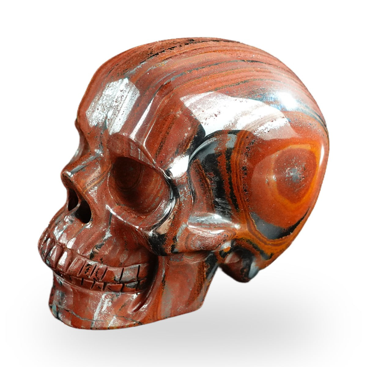Tiger Iron crystal skull 3" SKH30TI02 photo 7