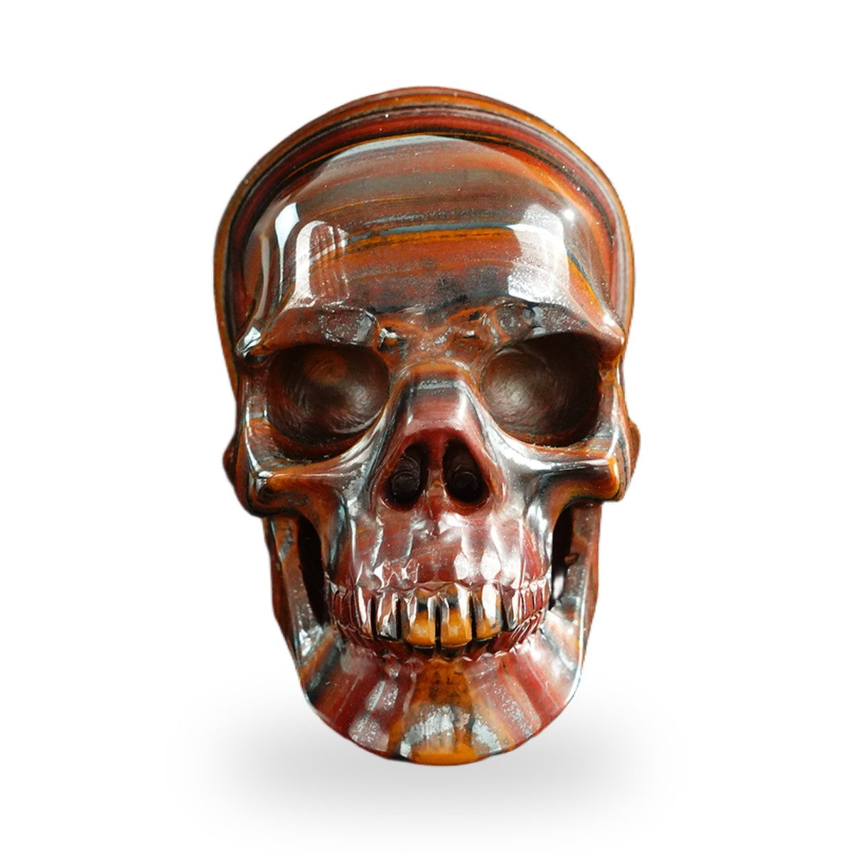 Tiger Iron crystal skull 3" SKH30TI04 photo 1