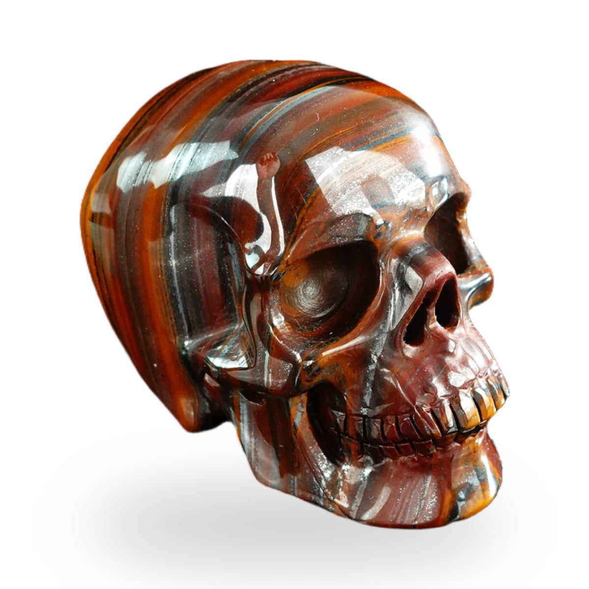 Tiger Iron crystal skull 3" SKH30TI04 photo 3