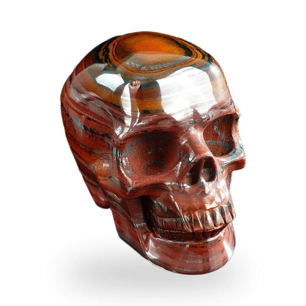 Tiger Iron crystal skull 3" SKH30TI06 photo 2