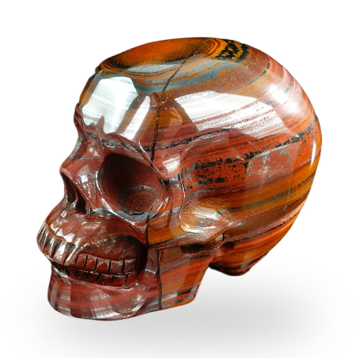 Tiger Iron crystal skull 3" SKH30TI06 photo 7