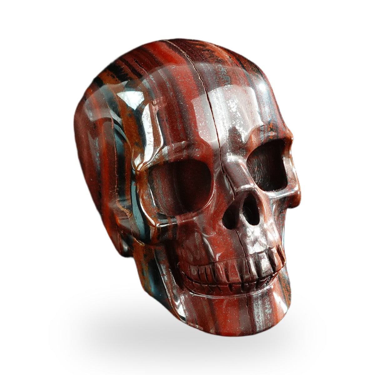 Tiger Iron crystal skull 3" SKH30TI07 photo 2