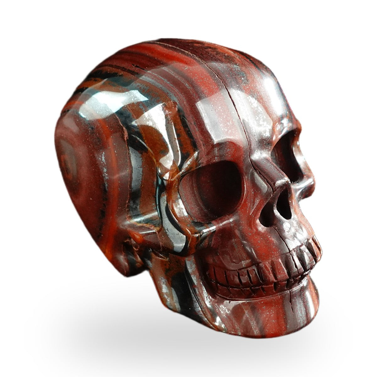 Tiger Iron crystal skull 3" SKH30TI07 photo 3