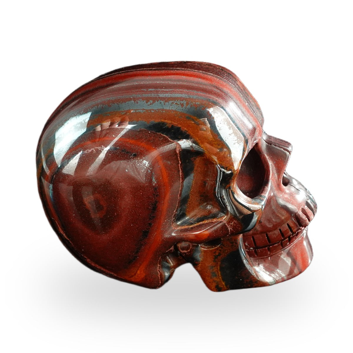 Tiger Iron crystal skull 3" SKH30TI07 photo 5