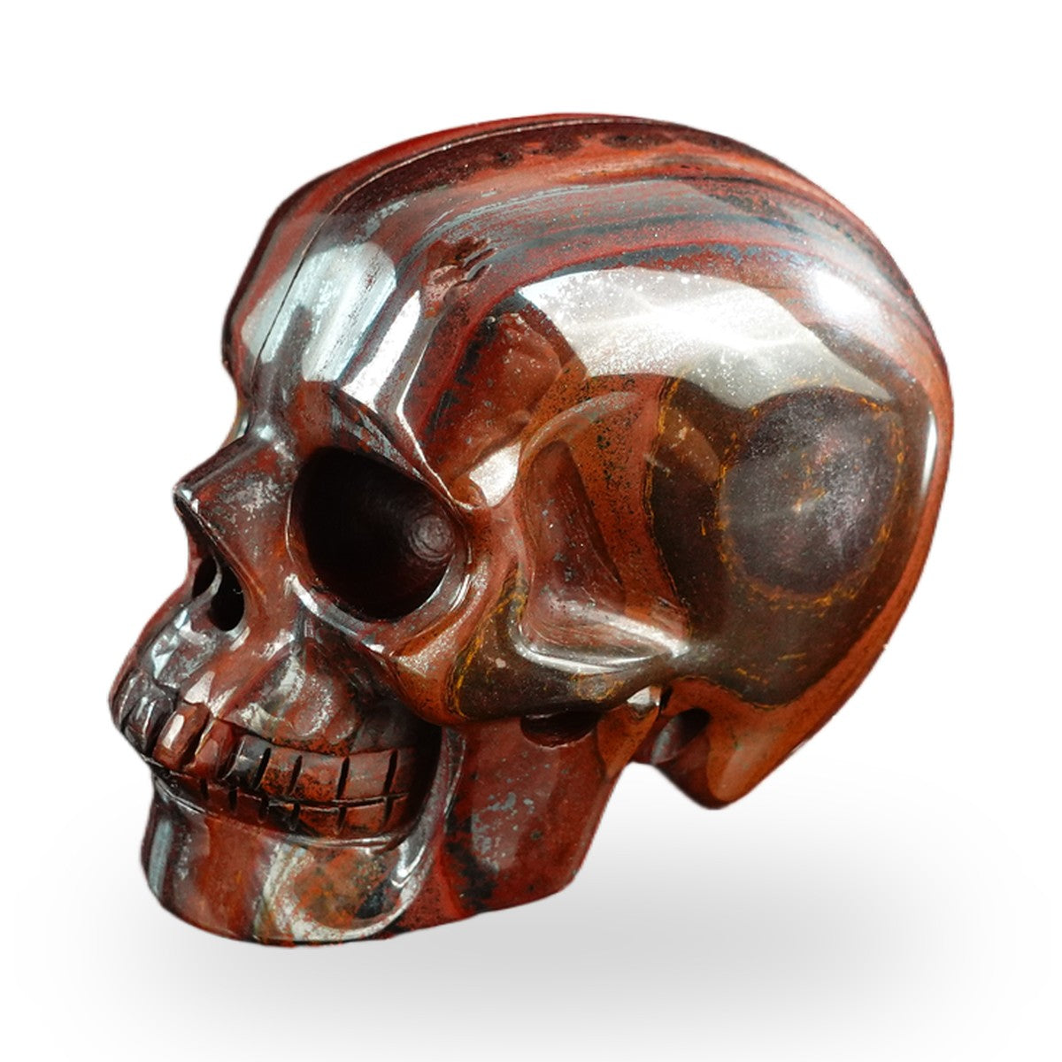 Tiger Iron crystal skull 3" SKH30TI07 photo 7