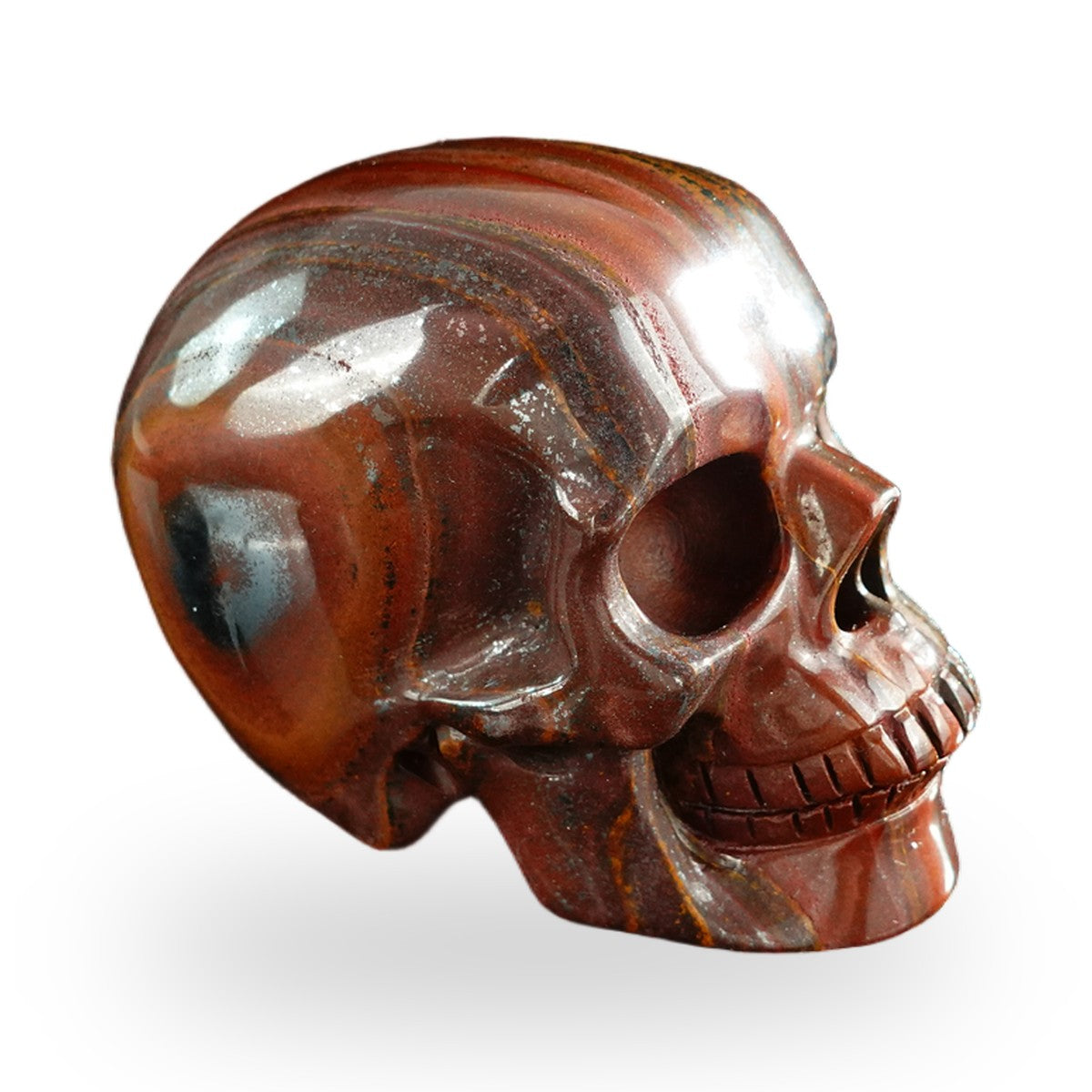 Tiger Iron crystal skull 3" SKH30TI08 photo 4