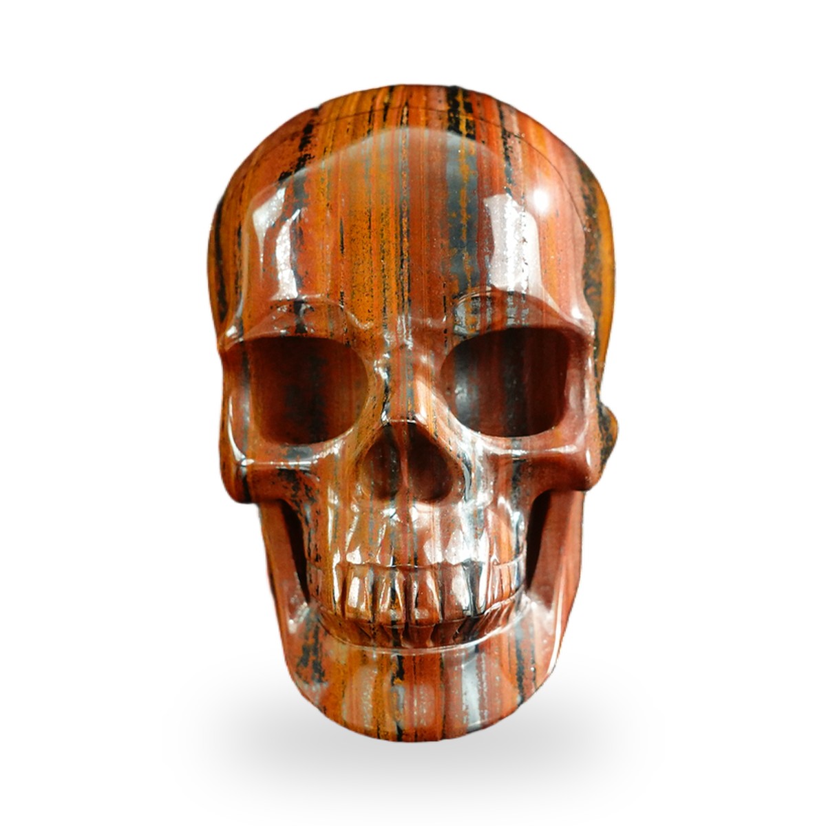Tiger Iron crystal skull 3" SKH30TI09 photo 1