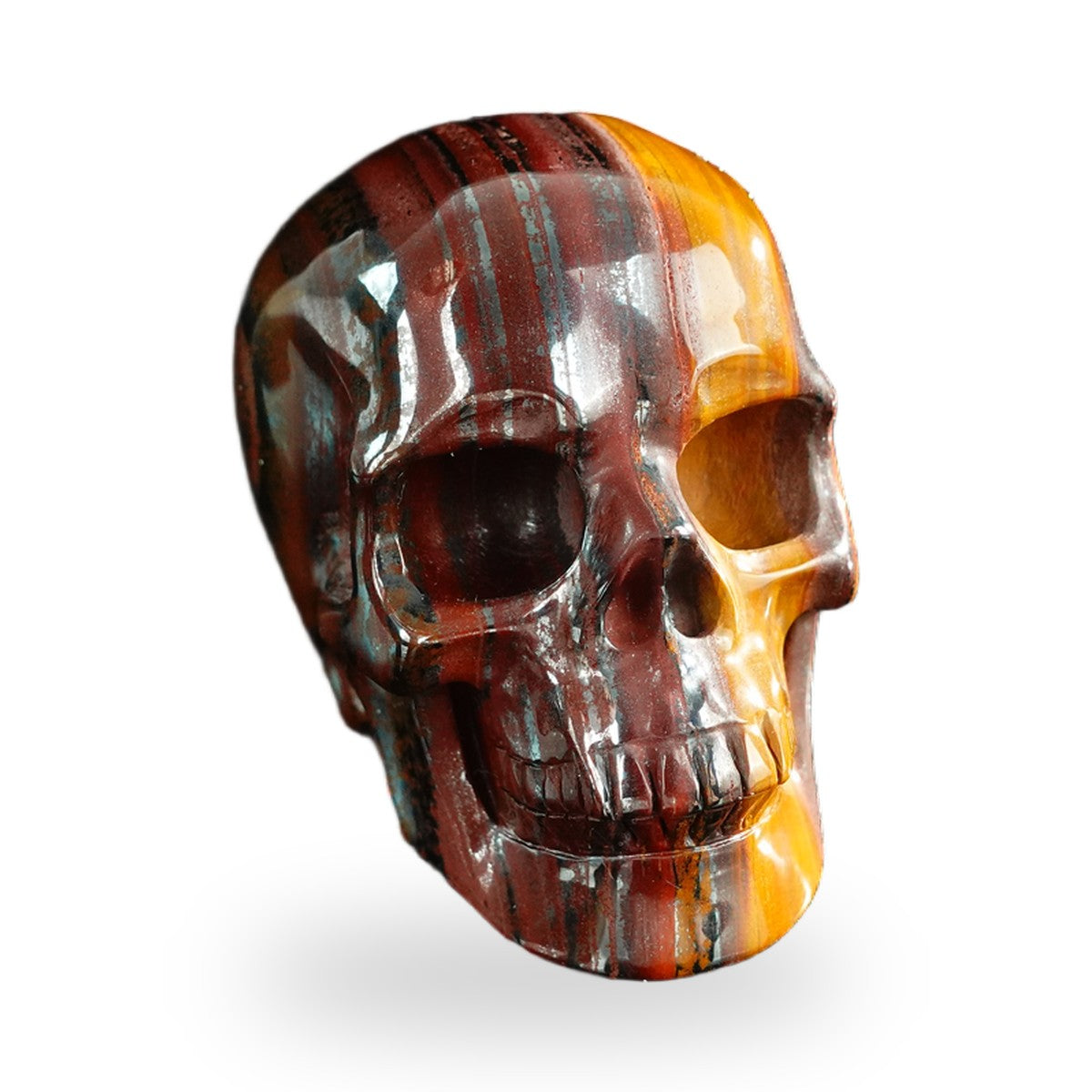 Tiger Iron crystal skull 3" SKH30TI10 photo 2