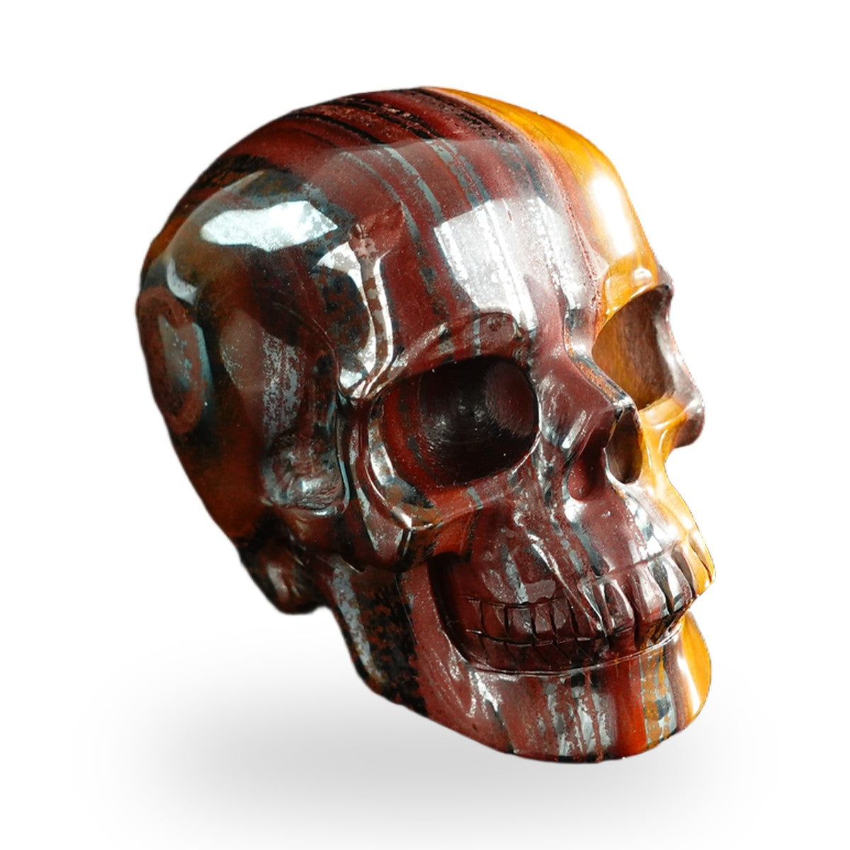 Tiger Iron crystal skull 3" SKH30TI10 photo 3