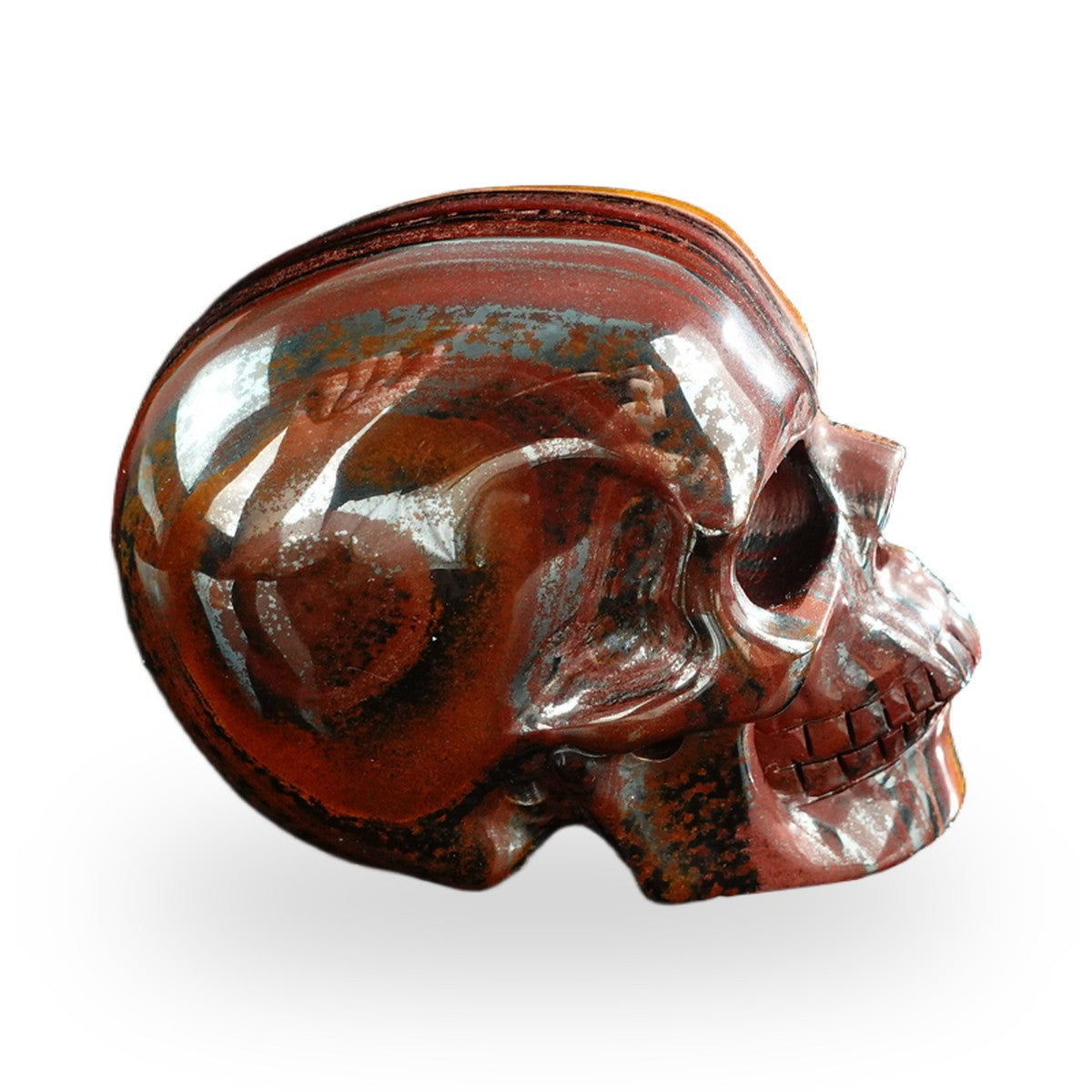 Tiger Iron crystal skull 3" SKH30TI10 photo 5