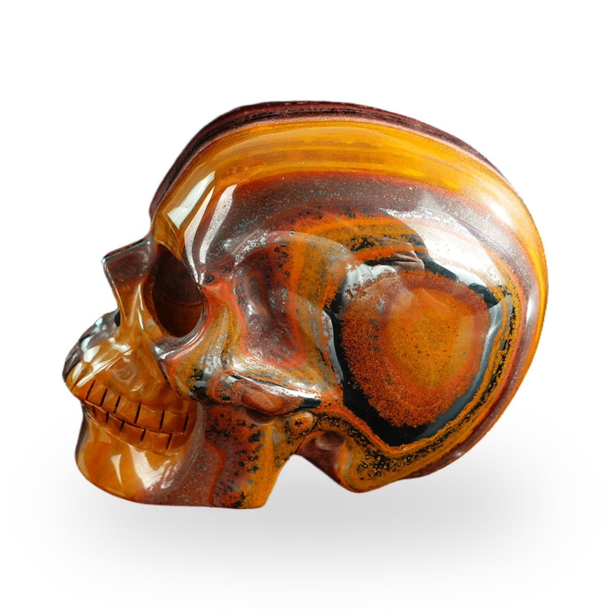 Tiger Iron crystal skull 3" SKH30TI10 photo 6