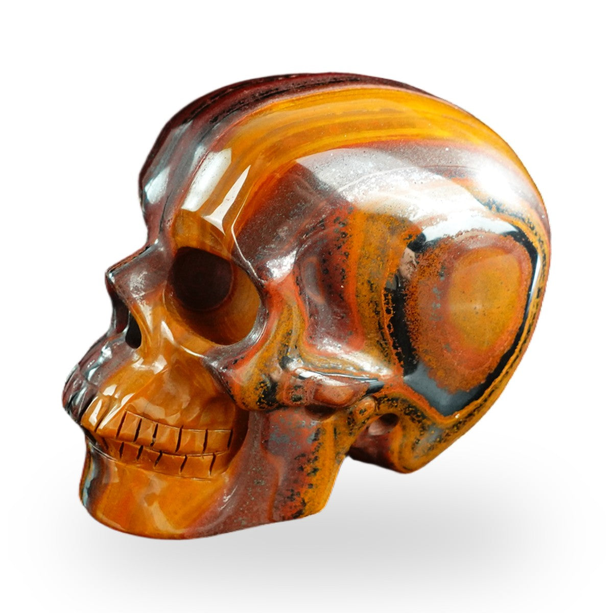 Tiger Iron crystal skull 3" SKH30TI10 photo 7
