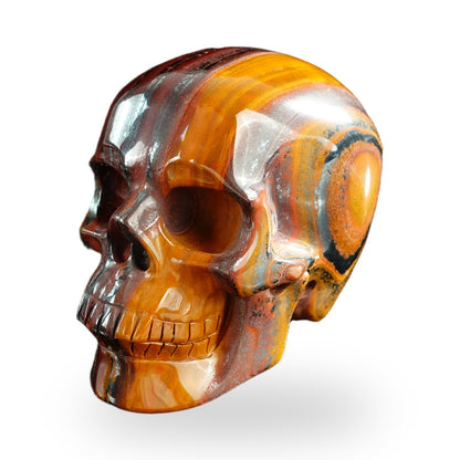 Tiger Iron crystal skull 3" SKH30TI10 photo 8