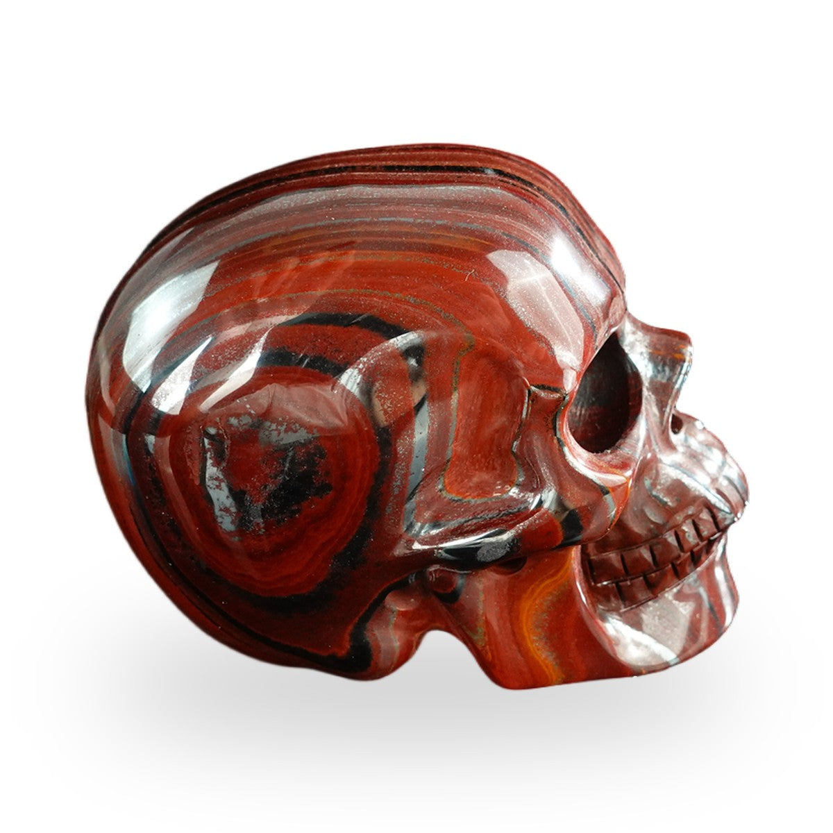 Tiger Iron crystal skull 3" SKH30TI11 photo 5