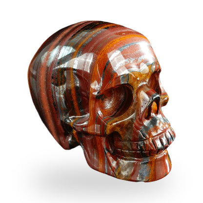 Tiger Iron crystal skull 3" SKH30TI12 photo 3