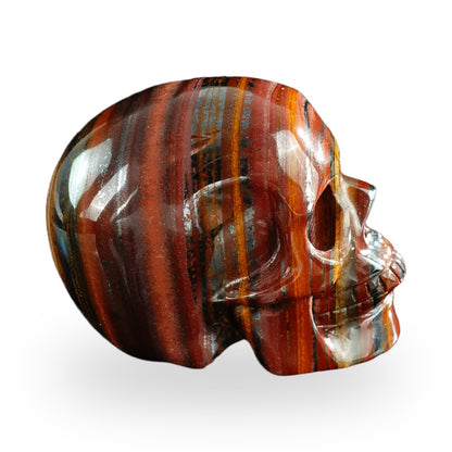 Tiger Iron crystal skull 3" SKH30TI12 photo 5