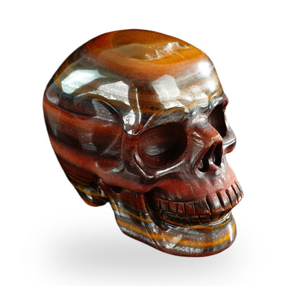 Tiger Iron crystal skull 3" SKH30TI13 photo 4