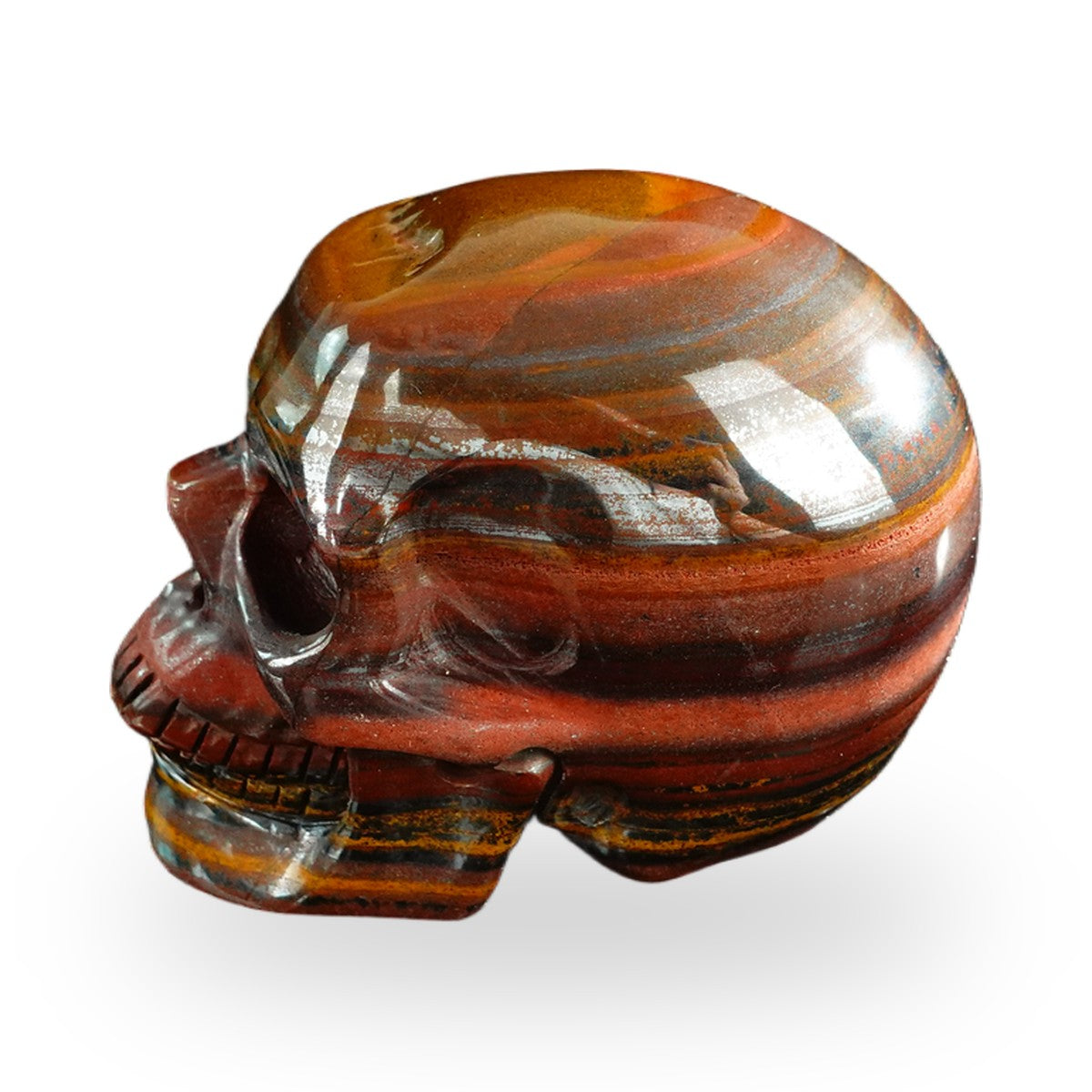 Tiger Iron crystal skull 3" SKH30TI13 photo 7