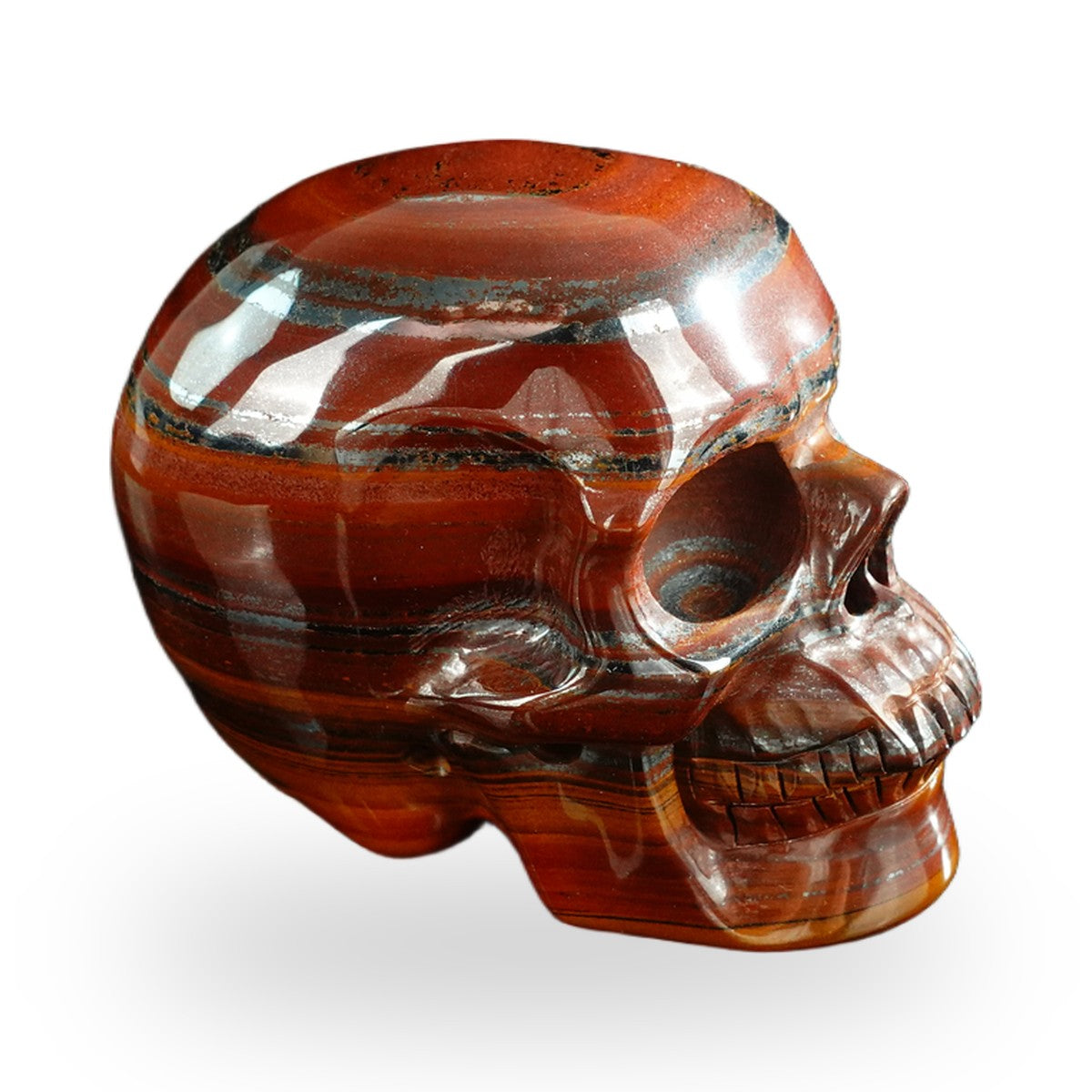 Tiger Iron crystal skull 3" SKH30TI14 photo 4