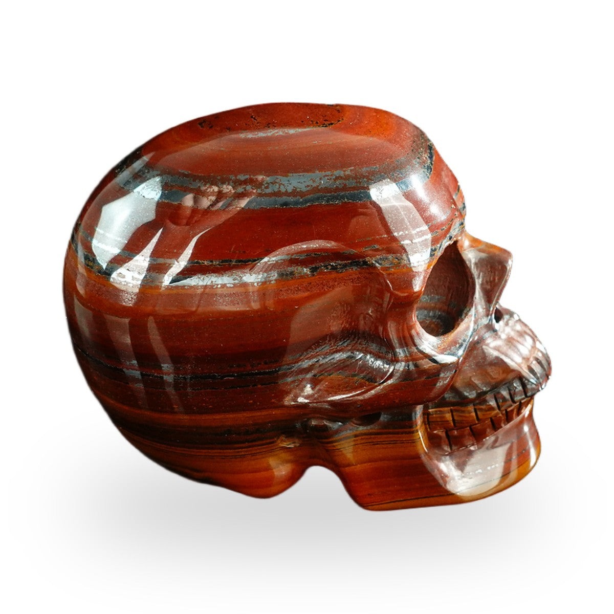 Tiger Iron crystal skull 3" SKH30TI14 photo 5